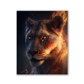 Lioness Fire by Zenzdesign - Affengeile Bilder