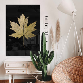 Maple Leaf Goldversion auf Acryl - Affengeile Bilder