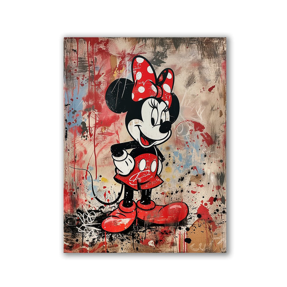 Minnie Mouse Streetart by Frank Daske - Affengeile Bilder