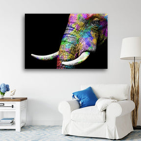 "Multicolor Elephant" by Adrian Vieriu - Affengeile Bilder