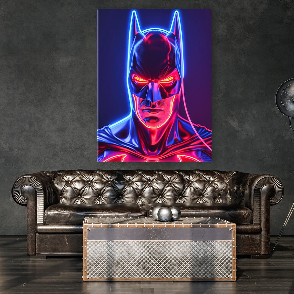 Neon Batman by Frank Daske - Affengeile Bilder