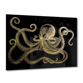 Octopus Goldversion auf Acryl - Affengeile Bilder