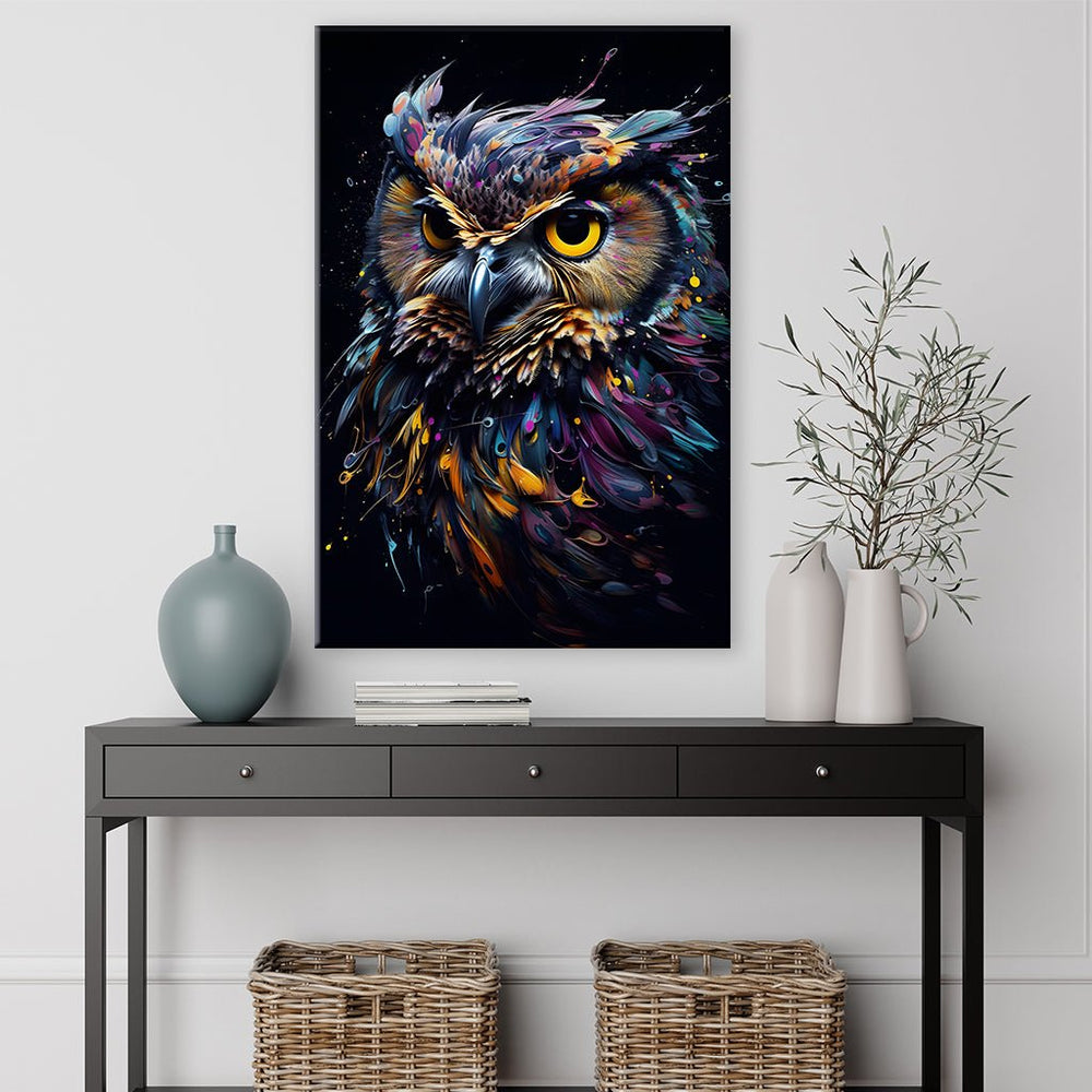Owl Art by Juliano de Araujo - Affengeile Bilder