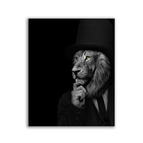 "Pensive Lion" by Adrian Vieriu - Affengeile Bilder