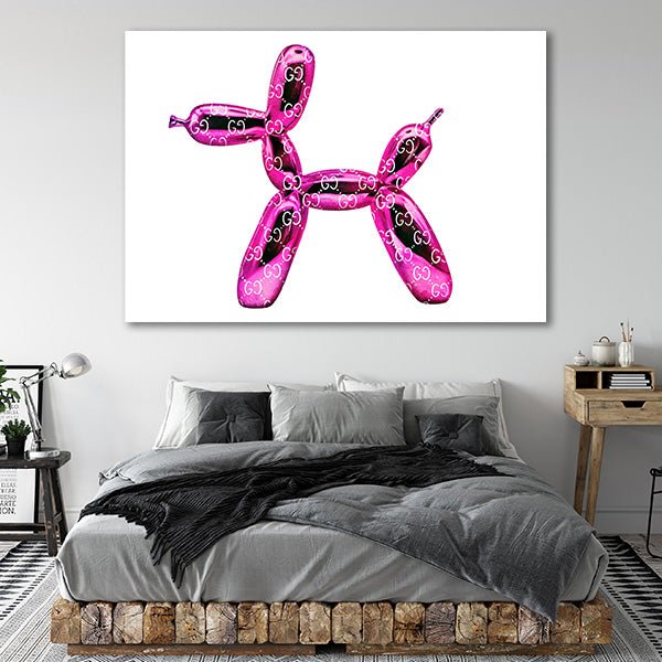 "Pink Gucci Balloon-Dog" - Affengeile Bilder