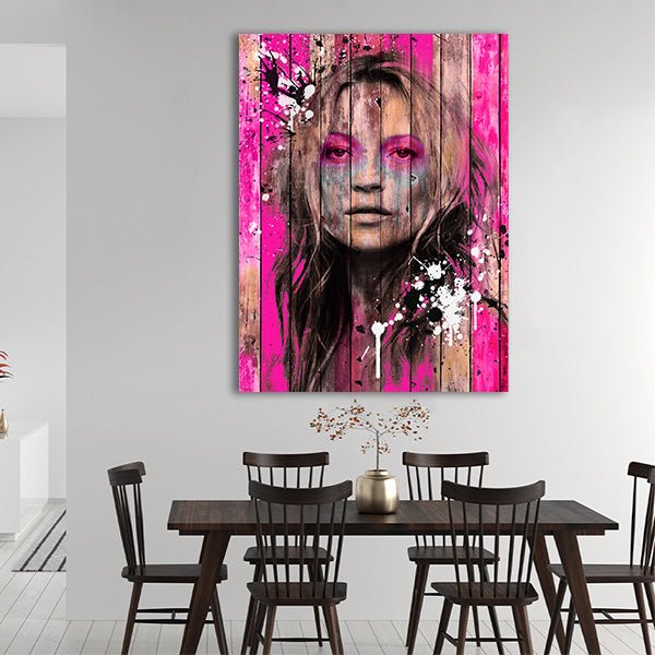 "Pink Kate Moss" by Frank Amoruso - Affengeile Bilder