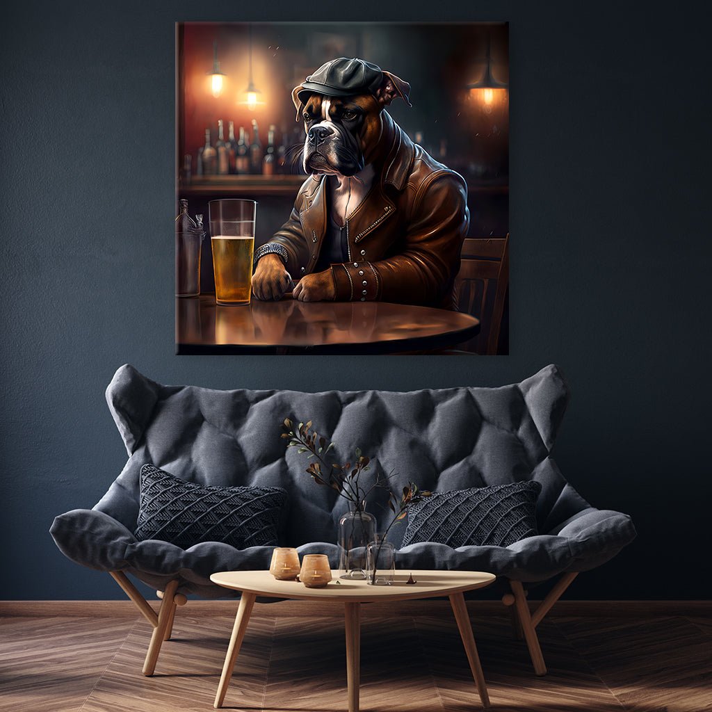 Pub Pups - Boxer by Natale Palazzo - Affengeile Bilder