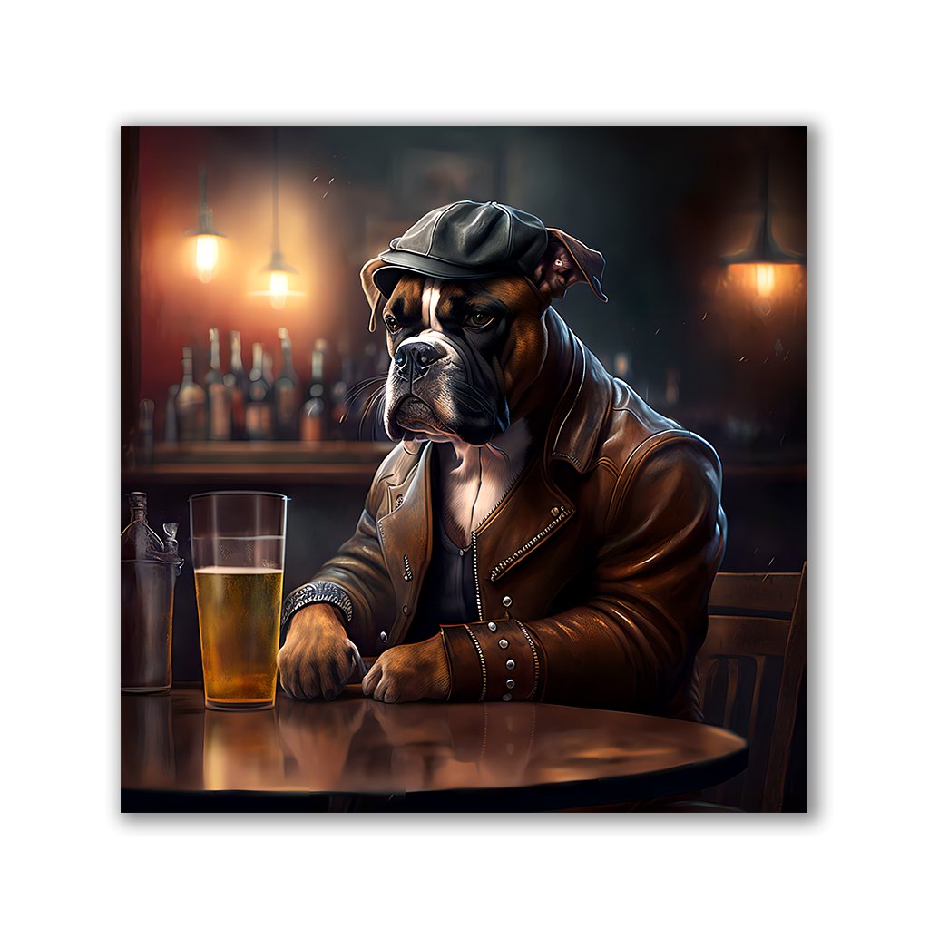 Pub Pups - Boxer by Natale Palazzo - Affengeile Bilder