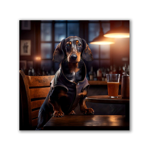 Pub Pups - Dachshund by Natale Palazzo - Affengeile Bilder