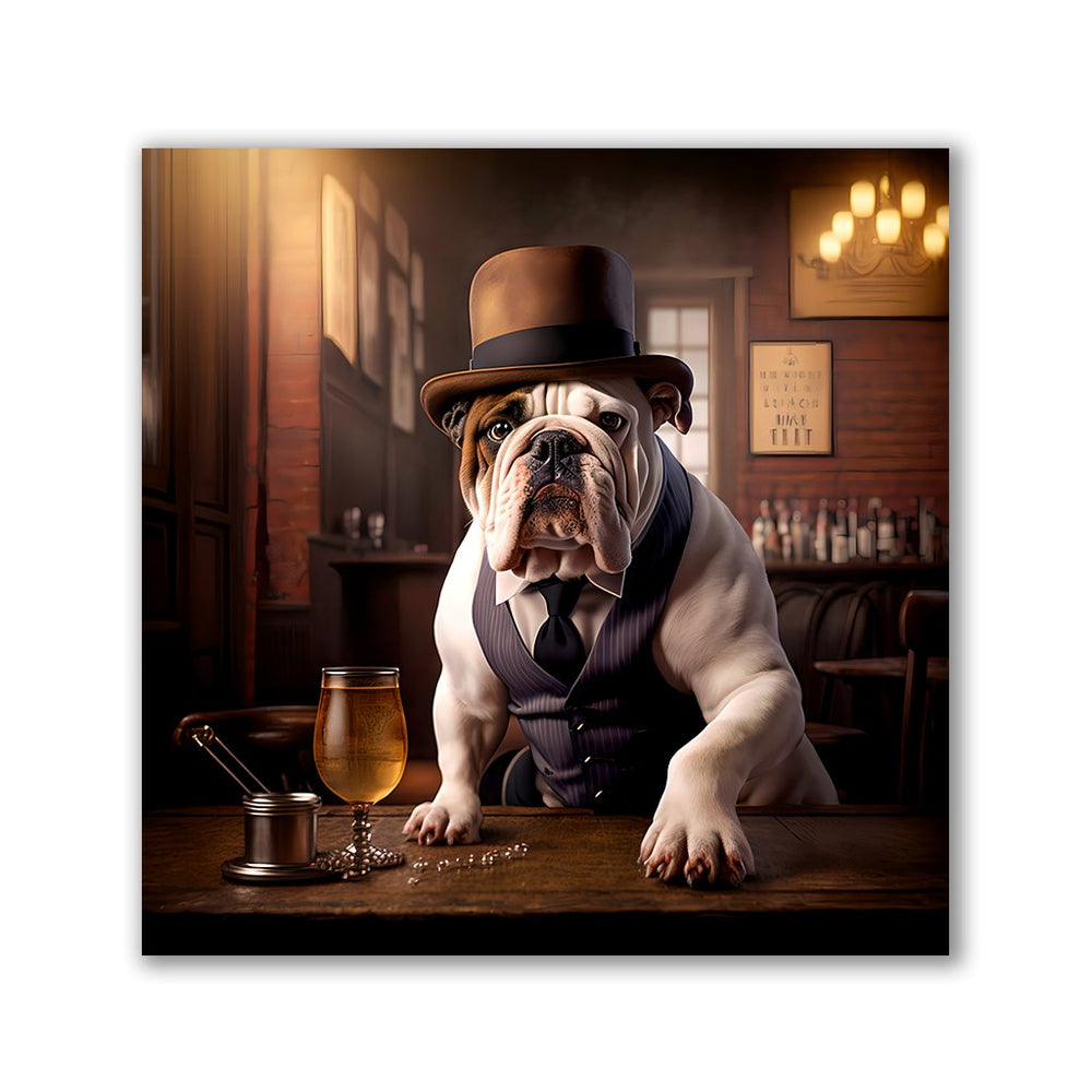 Pub Pups - English Bulldog by Natale Palazzo - Affengeile Bilder