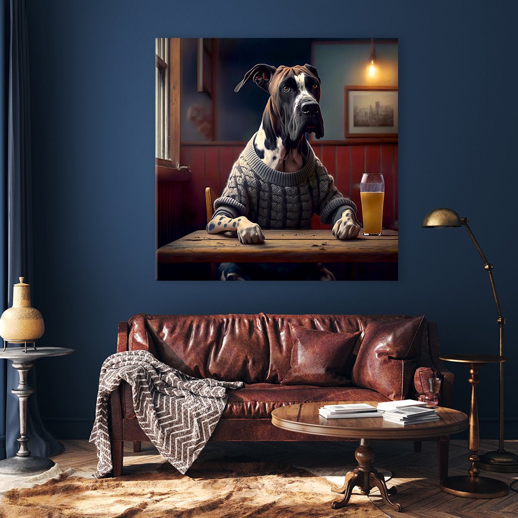 Pub Pups - Great Dane by Natale Palazzo - Affengeile Bilder