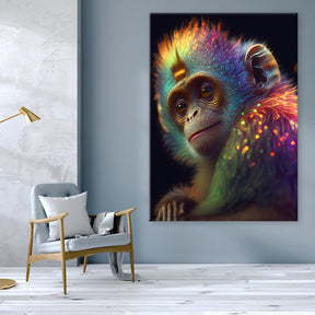 Rainbow Monkey by Juliano de Araujo - Affengeile Bilder