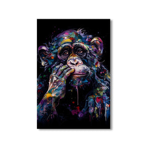 Reflectiv Monkey Art by Juliano de Araujo - Affengeile Bilder