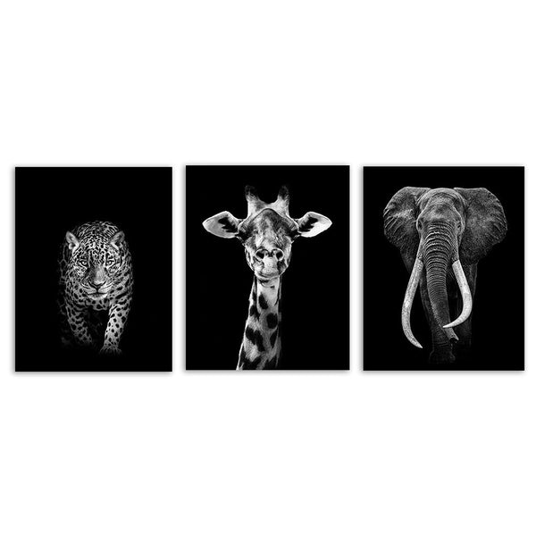 "Safari" NEW - Triptychon by Adrian Vieriu - Affengeile Bilder