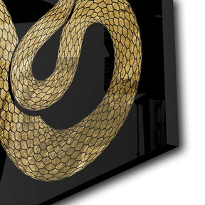 Snake Goldversion auf Acryl - Affengeile Bilder