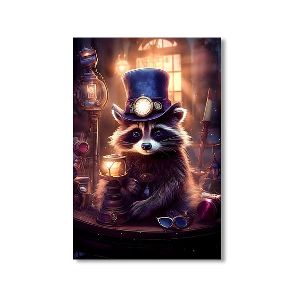 Steampunk Waschbär by Himmelmiez - Affengeile Bilder