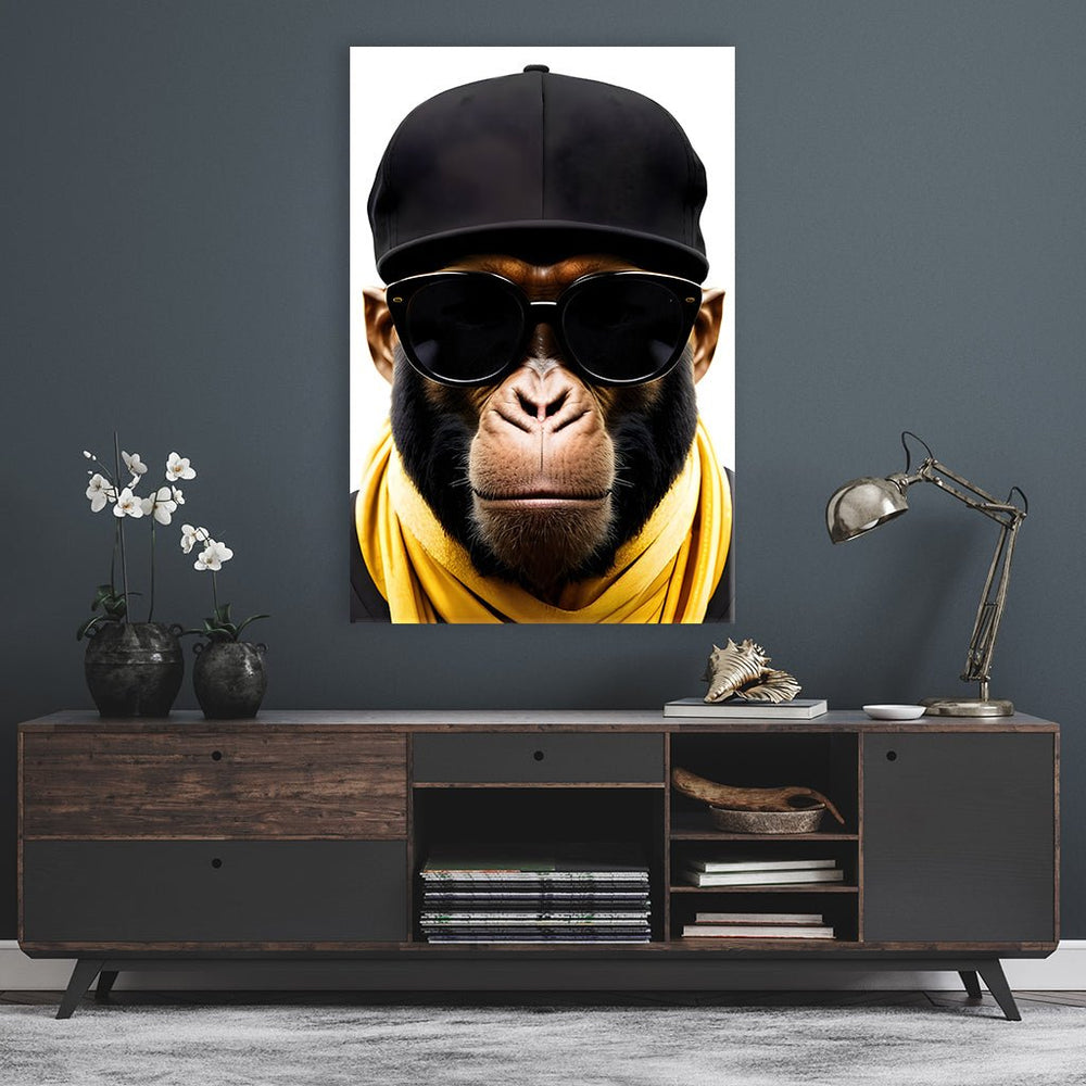 Stylish Monkey - Sunglasses by Adrian Vieriu - Affengeile Bilder