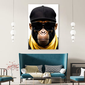 Stylish Monkey - Sunglasses by Adrian Vieriu - Affengeile Bilder