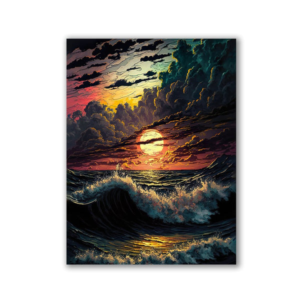 Sunset ocean by Markus Mikolai - Affengeile Bilder