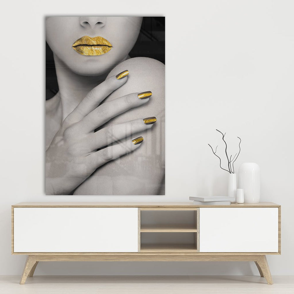 Tempting Touch Goldversion auf Acryl - Affengeile Bilder
