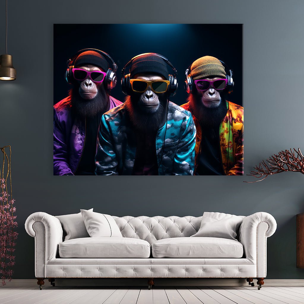 Three Cool Monkeys by Zenzdesign - Affengeile Bilder