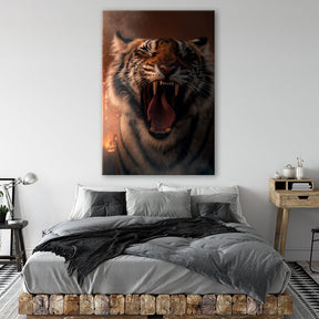 Tiger in Fire by Himmelmiez - Affengeile Bilder