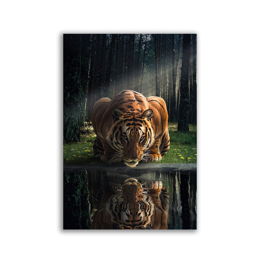 "Tiger in the Woods" by Zenzdesign - Affengeile Bilder