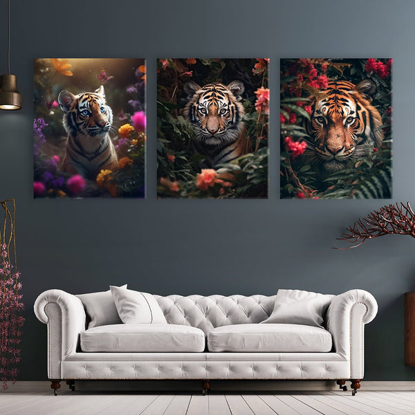 Tiger Life Stages - Tripty by Zenzdesign - Affengeile Bilder