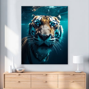 Tiger Underwater by Zenzdesign - Affengeile Bilder