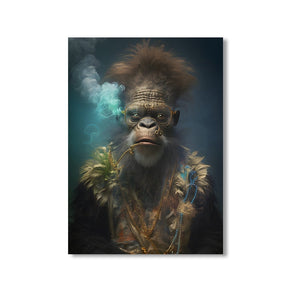 Weed Monkey by Juliano de Araujo - Affengeile Bilder