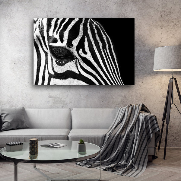 "Zebra Eye" by Adrian Vieriu - Affengeile Bilder